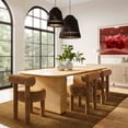 thumbnail image 2 of Carmel Cognac Velvet Dining Chair, 2 of 5