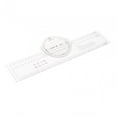 thumbnail image 3 of Colaxi 360 Degree Aviation Training Drawing Ruler Clear Coordinate Scale, 3 of 8