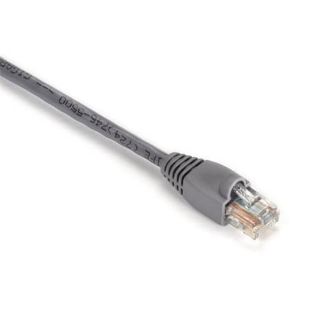 Black Box Network Services EVNSL80-0003 GigaBase 350 CAT5e Patch Cable - Snagless Boots, Gray - 3