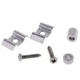 thumbnail image 2 of 2x Guitar Roller String Tree Retainer Guides with Screws Rings for Strat Sq Electric Guitar, 2 of 2