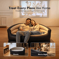 thumbnail image 5 of Inflatable Sofa Bed, Inflatable Deck Chair with Air Pump, Lazy Sofa Bed Air Couch for Camping, Foldable Lounge Chair for Bedroom, Living Room, Office, Travel, Camping , Double Size, 5 of 11