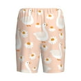 thumbnail image 4 of Picia Geese and Flower Pajama Shorts for Men, Men's Pajama Bottoms, Sleepwear,Short Pajama Pants-4X-Large, 4 of 9
