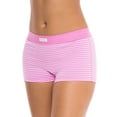 thumbnail image 2 of Kindly Yours Women’s Sustainable Cotton Boyshort Underwear, 3-Pack, 2 of 8