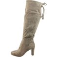 thumbnail image 3 of Womens I35 Hadli Fringe Tie Pull On Over The Knee Boots, Warm Taupe, 3 of 5