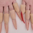 thumbnail image 3 of 10pcs Witch Finger Nail Set Halloween Masquerade Finger Nails, 3 of 4