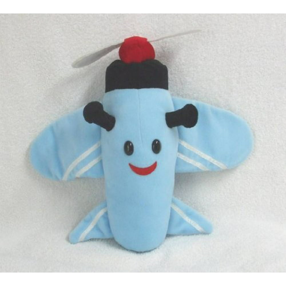 1999 Rudolph Island Of Misfit Toys 13 Large Plush Blue Misfit Plane