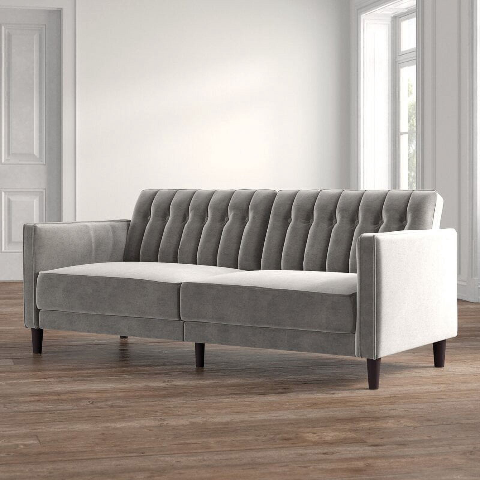 Grattan 81.1'' Velvet Square Arm Sleeper