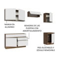 thumbnail image 4 of Cocina Integral 260cm Glamy Madesa Marrón/Blanco 05, 4 of 5