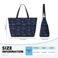 thumbnail image 4 of Fotbe Hockey Players Bolsa de Viaje para Playa - Resistente al Agua, Bolsa Tote de Gran Capacidad y Ligera con 7 Bolsillos para Mujeres y Hombres, 4 of 7