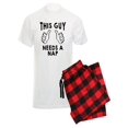 thumbnail image 1 of CafePress - This Guy Needs A Nap - Men's Light Pajamas, 1 of 1