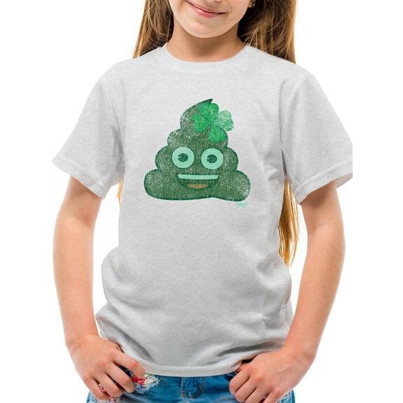 Lucky Clover - Emoji Poo Graphic Youth's T-shirt