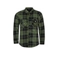 thumbnail image 4 of Men's Heat Holders Heatweaver Lined Fleece Shirt Jacket Color: Crimson Black Size: XXL, 4 of 9