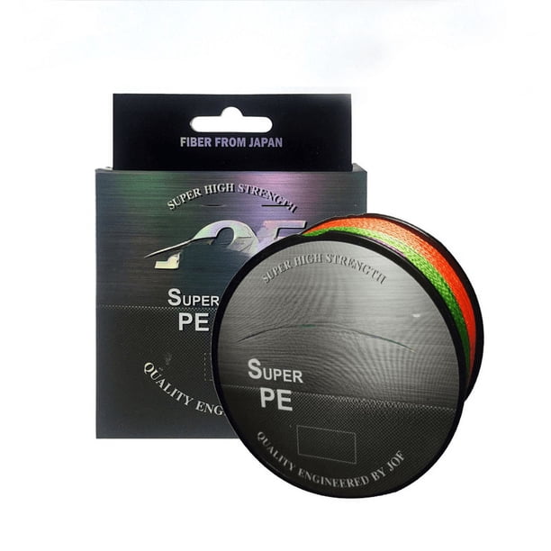 100 metros de hilo de pescar de colores fuertes para caballos 10 metros de hilo de pescar trenzado de PE de 1 color para equipo de pesca