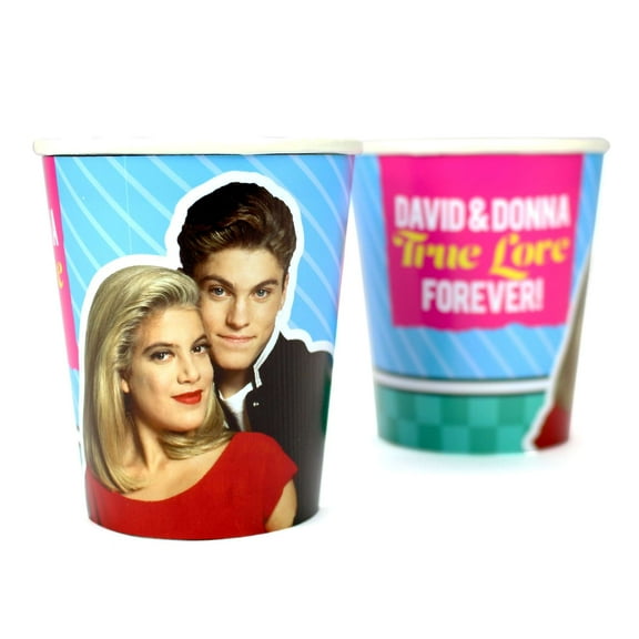 Prime Party Cups & Mugs, Beverly Hills 90210 Disposable Party Supplies – 9 oz., 8 Pack