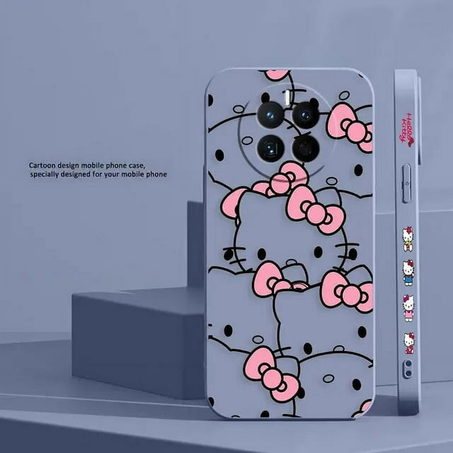 Cute Hello K-Kitty Line Cat Phone Case For Huawei MATE 10 20 20X 30 40 50 P20 P30 P40 P50 P60 PRO PLUS Case Funda Shell Capa LXY
