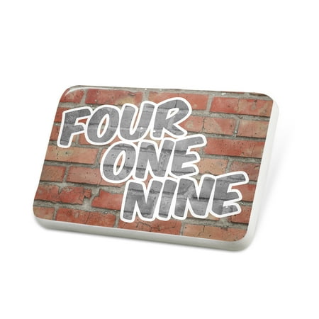 Porcelein Pin 419 Toledo, OH brick Lapel Badge – NEONBLOND