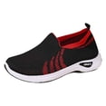 thumbnail image 2 of IEMIEMIEM Womens Orthopedic Shoes Arch Support Sneakers Lightweight Slip on Non Slip House Shoes Mesh Stretch Comfortable 2026 New Orthopedic Shoes Black 7.5 Wide, 2 of 5