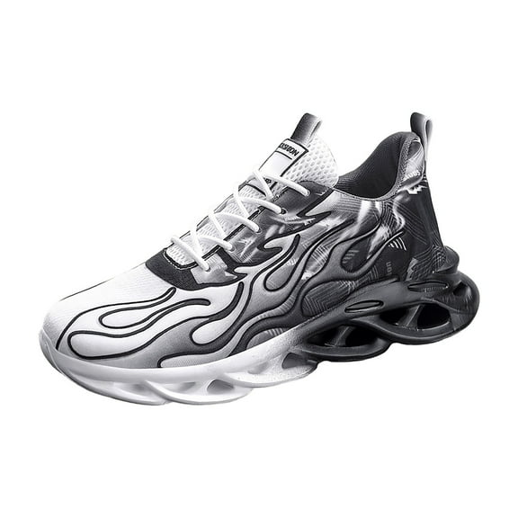 Mens Walking Shoes Wide Toe Comfort Lightweight Breathable Sock Shoe Non-Slip Mesh Slip on Shoes