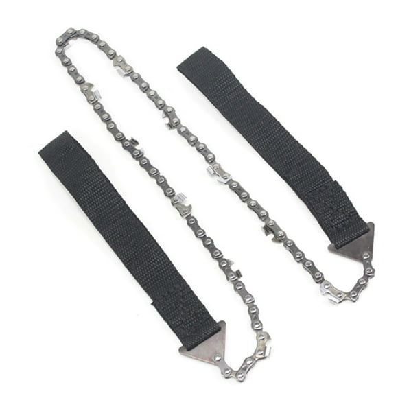 Tronçonneuse de Poche Portable Équipement de Survie Randonnée Camping Tronçonneuse à Main pour Découpe de Bois