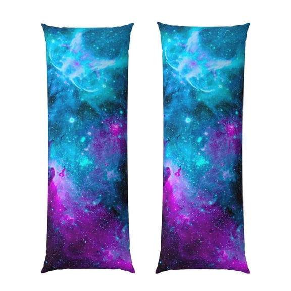 Long Pillow Cover Galaxy Cushion Body Pillow Case Rectangle Decorative Throw Printed Pillowcase 20 X 60 Inch