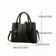 thumbnail image 5 of Modstep Purse and Handbags for Women Leather Tote Shoulder Handle Satchel Bags Ladies Large Capacity Bag with Adjustable Strap, 5 of 5
