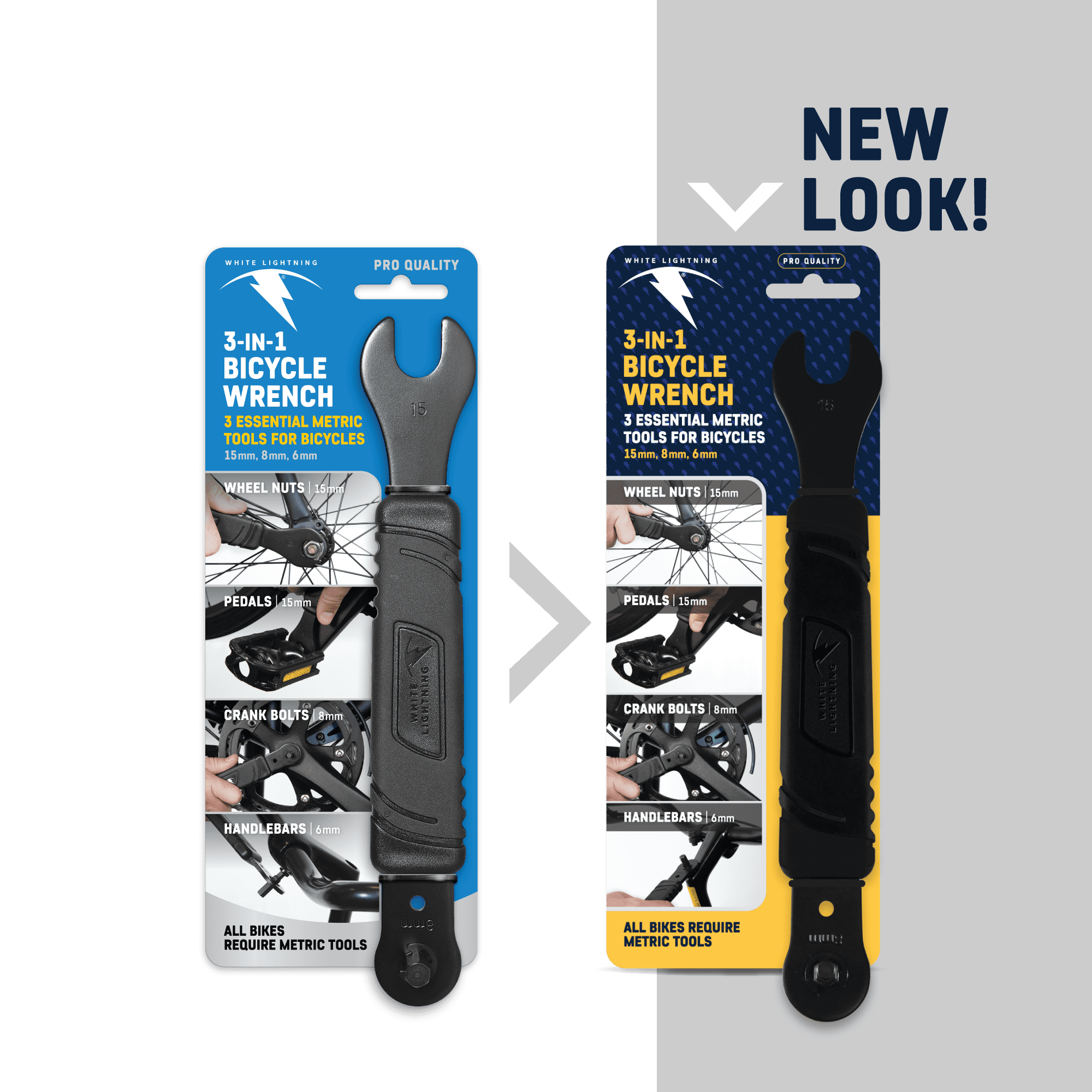 White Lightning® 3-in-1 Bicycle Wrench™