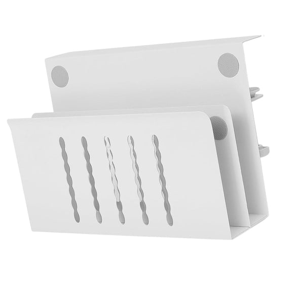 Soporte para computadora portátil debajo del escritorio Organizador de almacenamiento lateral de escritorio Abrazadera de aleación de aluminio en