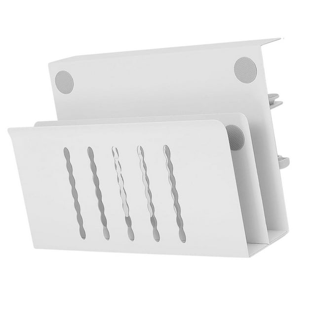 Soporte para computadora portátil debajo del escritorio Organizador de almacenamiento lateral de escritorio Abrazadera de aleación de aluminio en