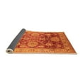thumbnail image 2 of Ahgly Company Indoor Round Oriental Orange Traditional Area Rugs, 5' Round, 2 of 4