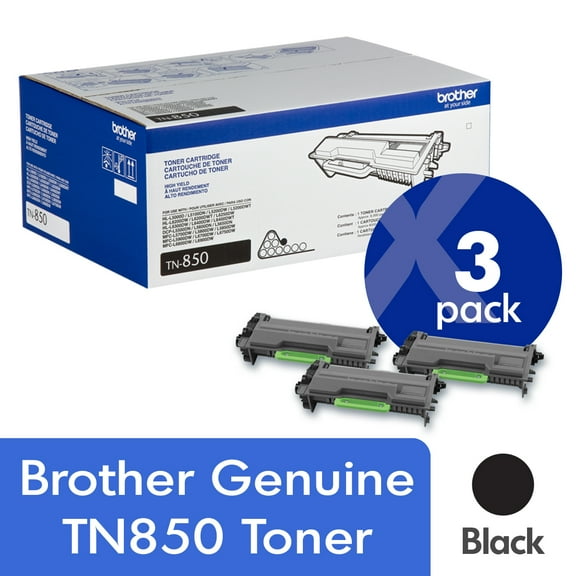 Brother Genuine High Yield Toner Cartridges, TN850