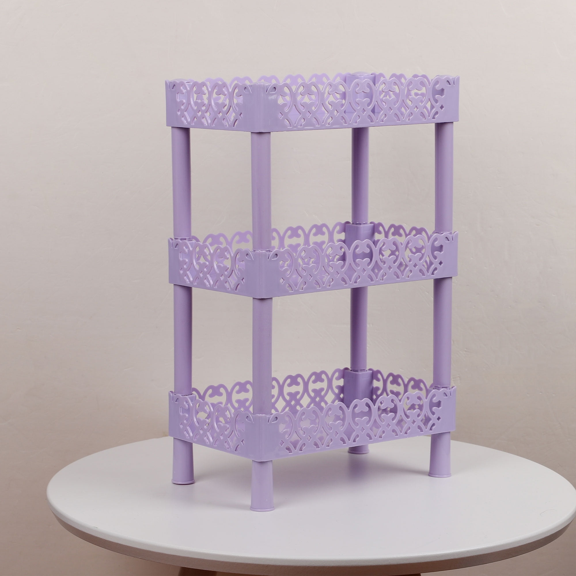 3 Tier Shower Shelf, Rack Shelves Rectangle Plastic Holder Organizer