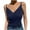 Navy, variant on Womens Lace Trim Camisole V Neck Spaghetti Strap Cropped Sleeveless Y2K Style Top