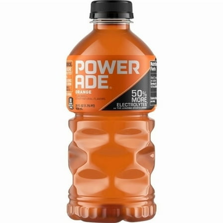 POWERADE Orange Electrolyte Sports Drink, 28 fl oz Bottle