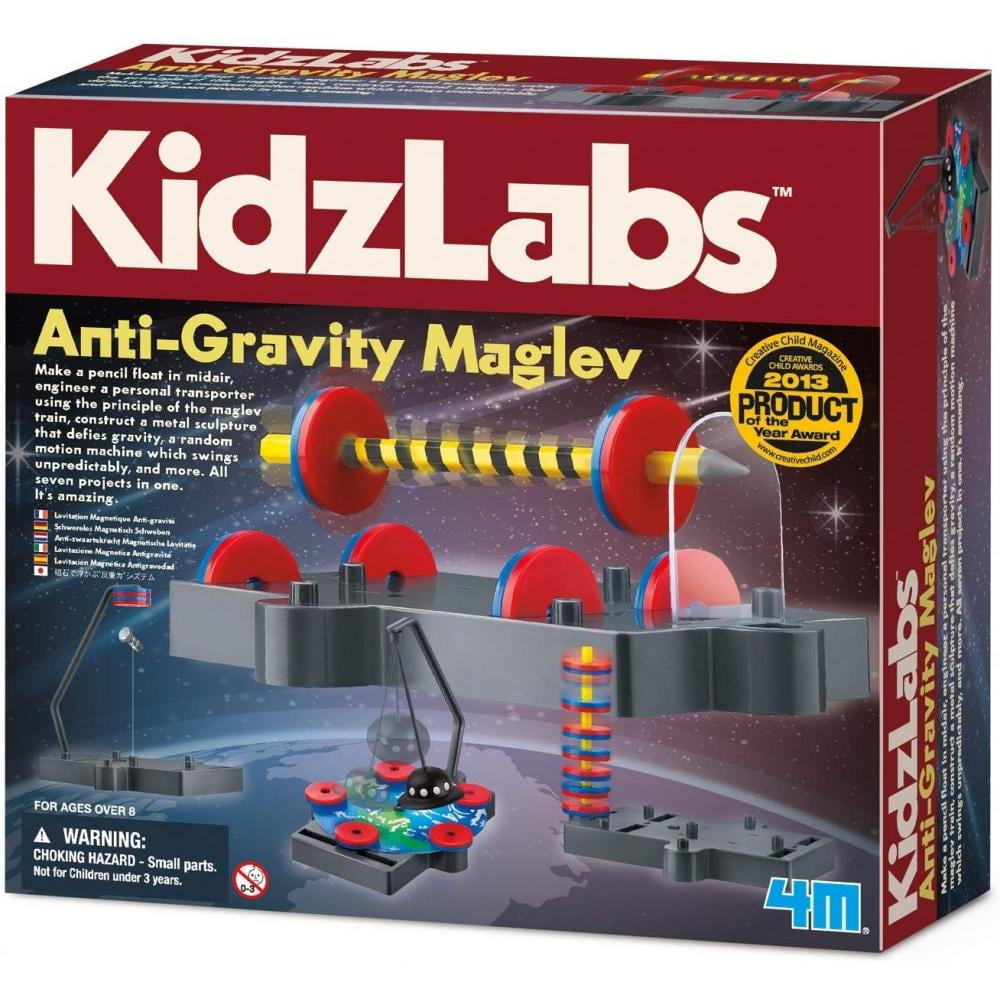 Black Anti Gravity Revolution Magnetic Levitation Device Science Education Toy 