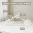 thumbnail image 6 of Utopia Home Plastic Hangers 100 Pack - Perfect Space Saving Clothes Hanger - Durable and Strong - Perfect Closet Organizers with Shoulder Grooves (White), 6 of 8