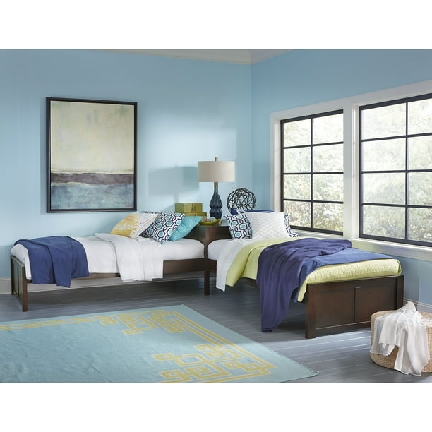 Hilale Furniture Pulse L Shaped Two, 2 Twin Beds Combined