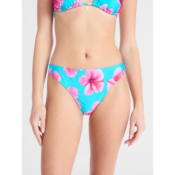 No Boundaries Mid Rise Bikini Bottoms, Women's XXS-XXL
