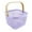 Purple, variant on Metal Mesh Steel Basket, Storage Organizer Basket Multi-functional Hanging Kitchen Baskets Fruit Basket Bin with Bamboo Handle for Kitchen Bathroom Picnic Shopping Decor Cabinet Home