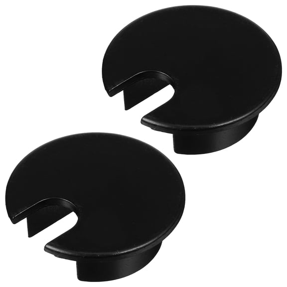 2pcs Round Desk Grommet Cable Hole Covers Wire Organizer Cord Hole Plugs for Office Computer Desk Wire Management