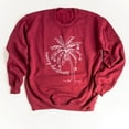 thumbnail image 3 of Merry Christmas Palm Tree - Sweatshirt, 3 of 4