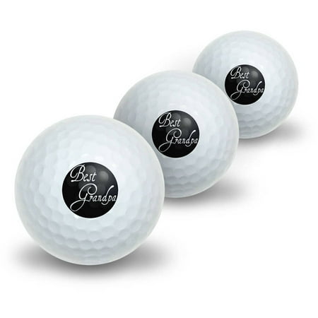 Best Grandpa Novelty Golf Balls, 3pk (Best Golf Ball To Putt With)