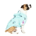 thumbnail image 3 of Pet Pjs - Winter Llamas Pet Pjs Chenille Hoodie - Pet - XSmall (Fits Up to 10 lbs), 3 of 3