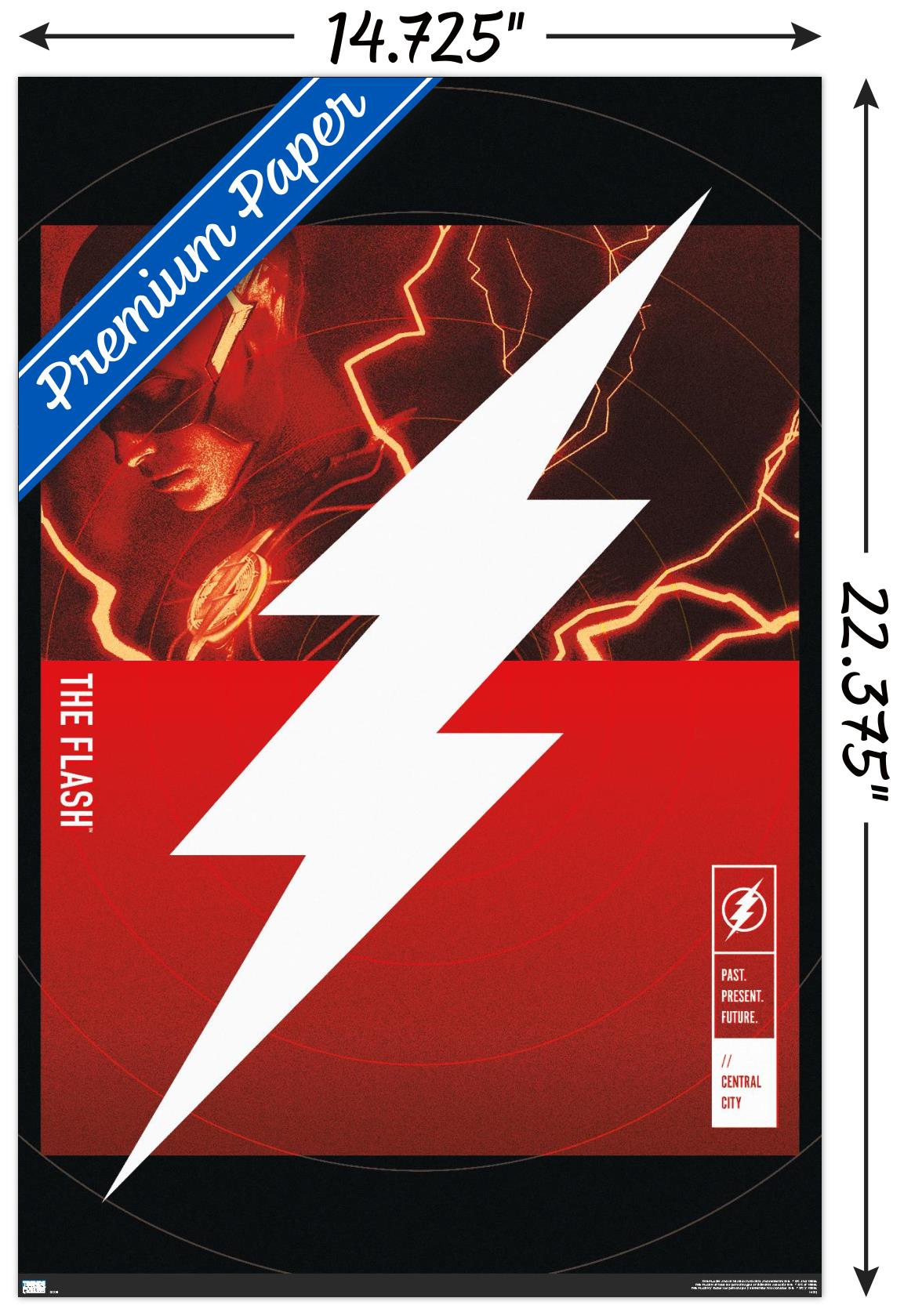 DC Comics Movie The Flash - Colorway Wall Poster, 14.725" x 22.375"