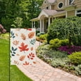 thumbnail image 2 of Yayeee Garden Flag 12" x 18" Double Sided Outdoor Yard Lawn Holiday Decorations, Hand Drawn Autumn Leaves, 2 of 6
