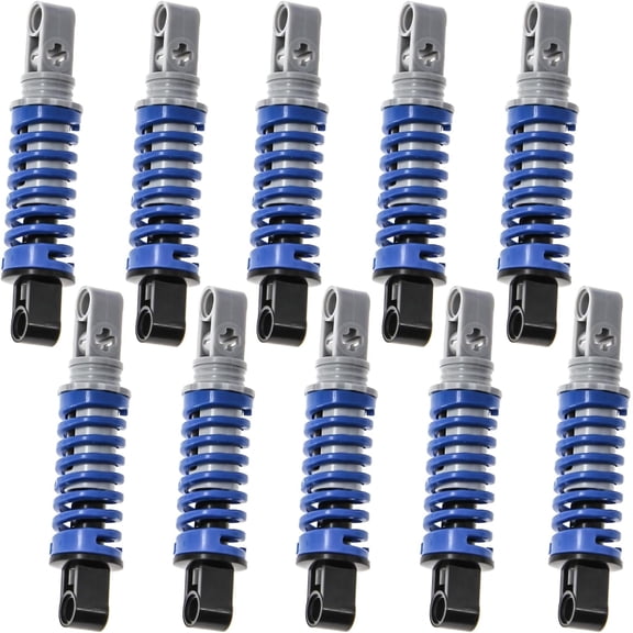 Technic-Parts-Set 10 Pcs Shock-Absorber 9L Compatible with Major Brand Car-Motor-MOC