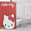 thumbnail image 2 of Hello Kitty Shower Curtain, Waterproof Bathroom Shower Curtains, Washable Cloth Shower Curtain With 12 Hooks, 72 "W X 72" L, 2 of 9