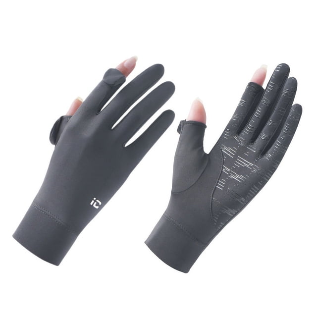 Guantes de protección solar para mujer, para verano, ciclismo, conducción, antideslizantes, ligeros, transpirables, para exteriores, guantes de protección solar para mujer