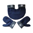 thumbnail image 1 of GUOOL Couple Hand Holding Mittens Men Women Soft for Running Cold Weather Outdoor Blue, 1 of 9