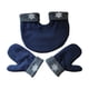 thumbnail image 1 of Guantes de invierno cálidos para hombre y mujer, para senderismo en climas fríos. Azul, 1 of 9