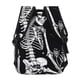 thumbnail image 4 of Fotbe Vintage Black white Plant skull Mochila Casual con Estampado para Escuela, Viajes y Actividades al Aire Libre - Duradera, Ligera y Cómoda, 4 of 5